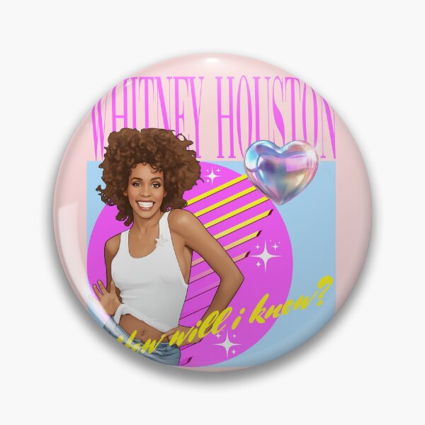 Item preview, Whitney Houston How Will I Know Retro Pop Portrait designed and sold by RahniNM.