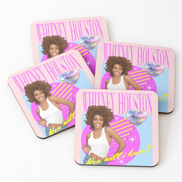 Item preview, Whitney Houston How Will I Know Retro Pop Portrait designed and sold by RahniNM.