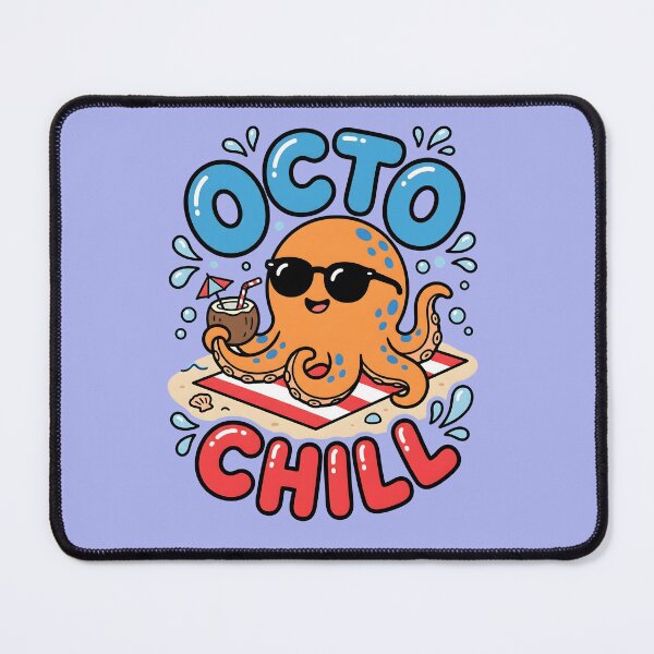 Item preview, Octo Chill – Cute Beach Octopus Design designed and sold by Sea Gem.
