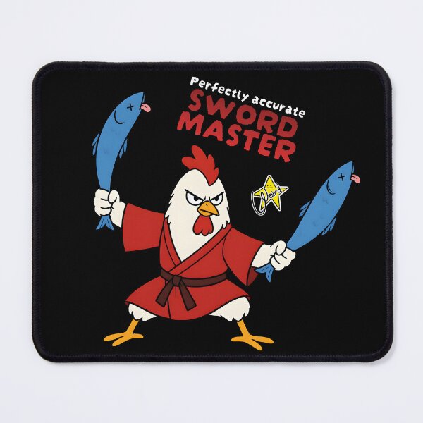 Item preview, Funny Sword Master ( chicken ) weird star designed and sold by WEIRD STAR.