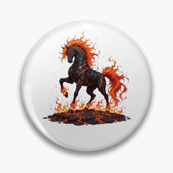 Item preview, Cinderveil Blackflare: The Manga Inferno Stallion designed and sold by BlissBlvdShop.