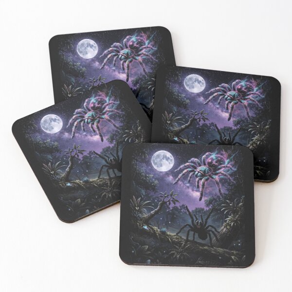 Item preview, Psychedelic Tarantula Howling At Moon Jungle designed and sold by d247.