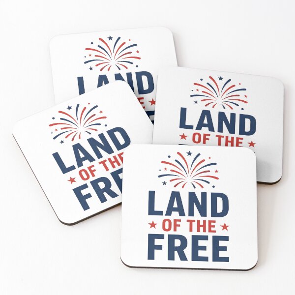 Item preview, Land of the Free 4th of July designed and sold by VINTOR-.