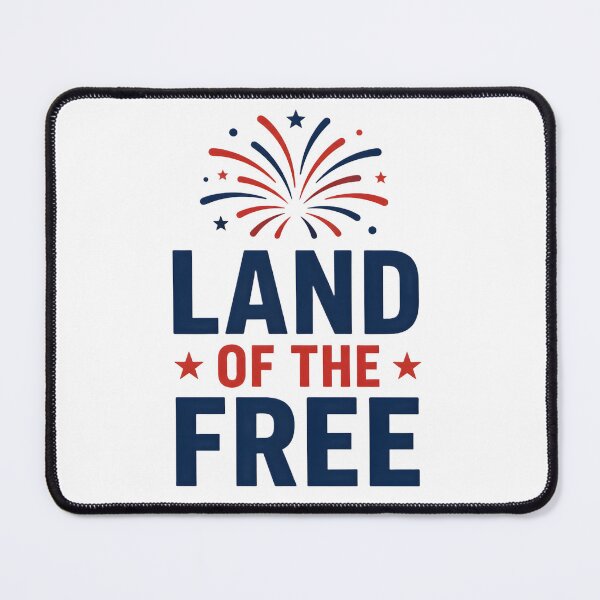 Item preview, Land of the Free 4th of July designed and sold by VINTOR-.