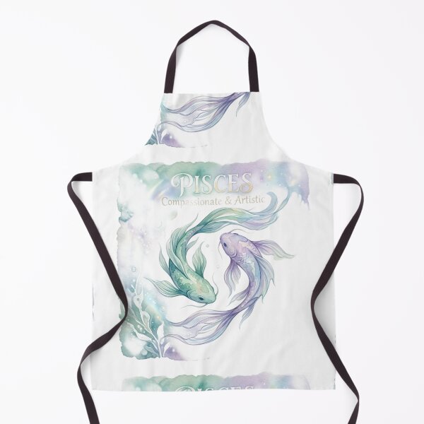 Item preview, Pisces Zodiac Sign – Compassionate & Artistic | Daily Horoscope Astrology | Pisces Watercolor Fish Design designed and sold by Bhaskar Digital Art.