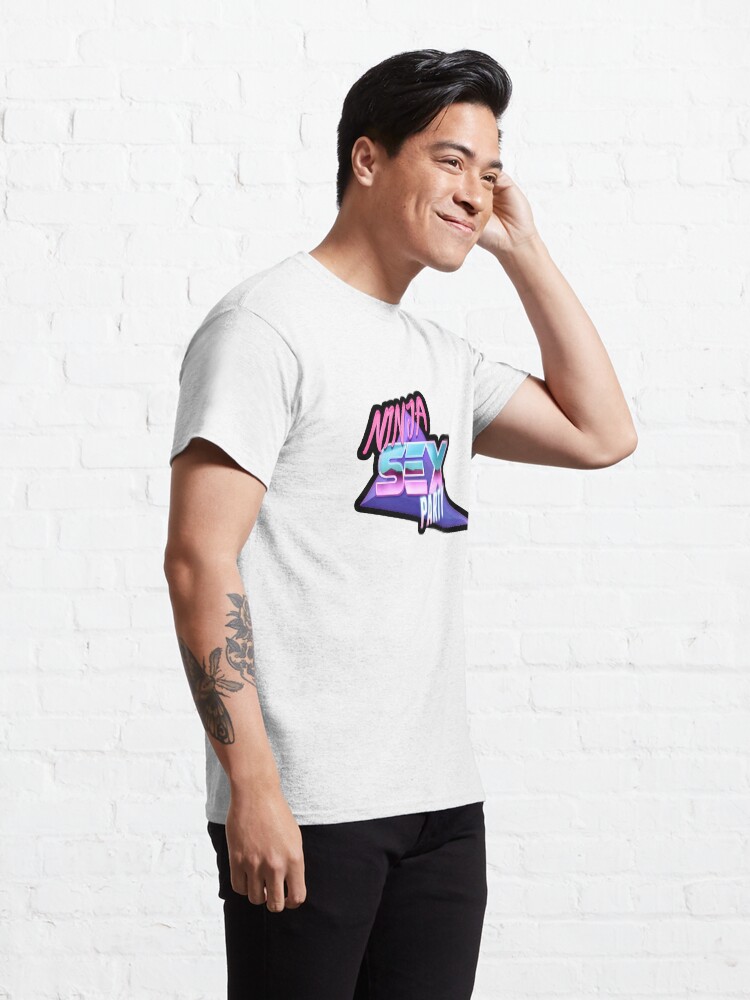 Alternate view of Ninja Sex Party - Retro Classic T-Shirt