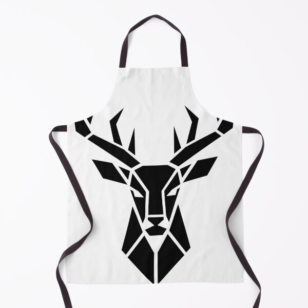 Item preview, Geometric Deer Head Antlers designed and sold by quibrak.