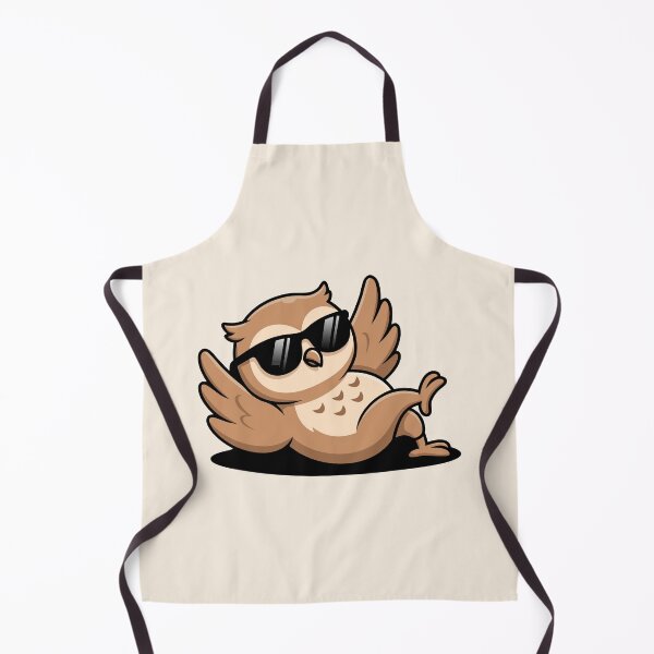 Item preview, Funny Relaxing Owl Wearing Sunglasses Lazy Bird Meme designed and sold by Cipher & Soul.