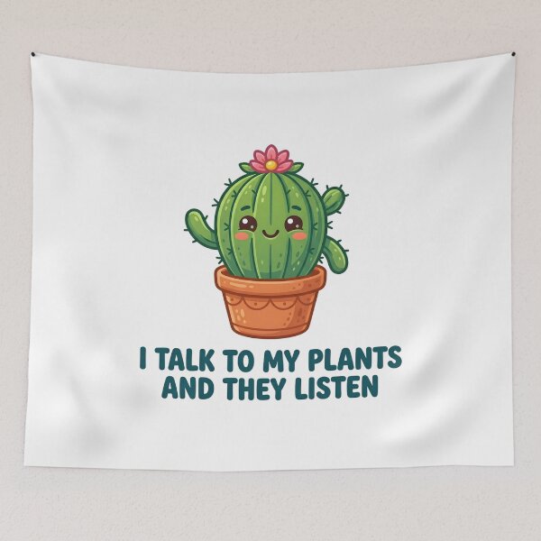 Item preview, I Talk To My Plants And They Listen | Cute Funny Plant Lover Quote designed and sold by Peace-of-mind.