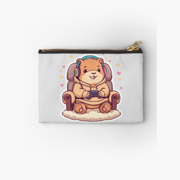 Item preview, Cute Gamer Capybara Sticker | Kawaii Gaming Capybara Gift designed and sold by Stylestickers55.
