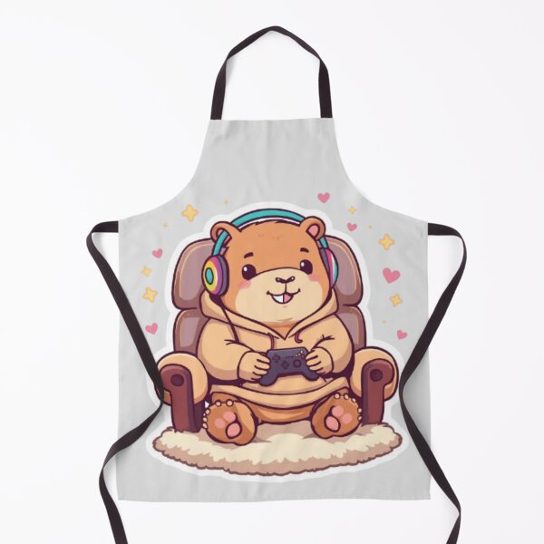 Item preview, Cute Gamer Capybara Sticker | Kawaii Gaming Capybara Gift designed and sold by Stylestickers55.