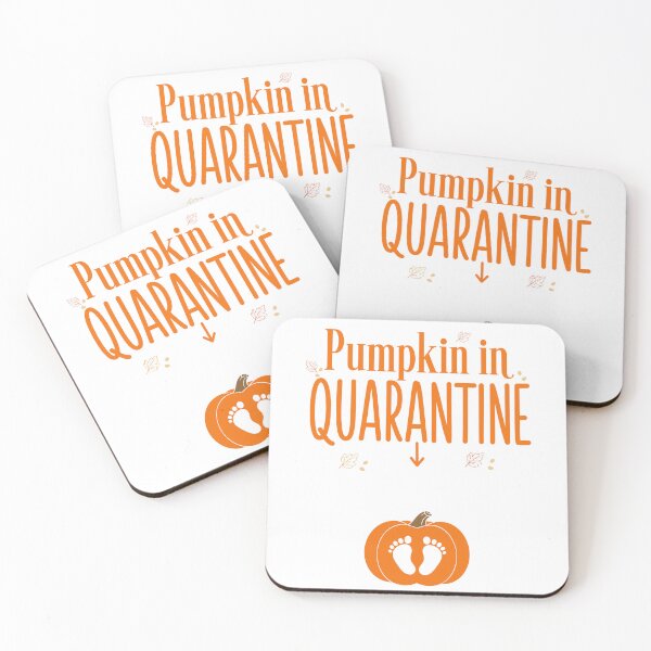 Item preview, Pumpkin In Quarantine Fall Baby Reveal For Halloween designed and sold by FreshVibe Prints.