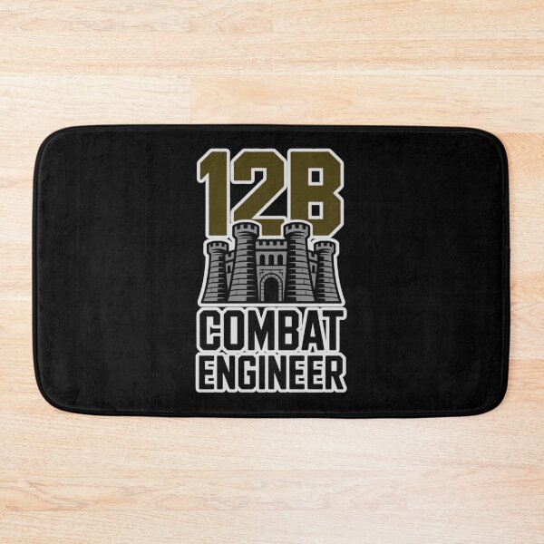 Item preview, 12B Combat Engineer — U.S. Army MOS Castle Emblem Military Engineering Design designed and sold by GFamilyC.