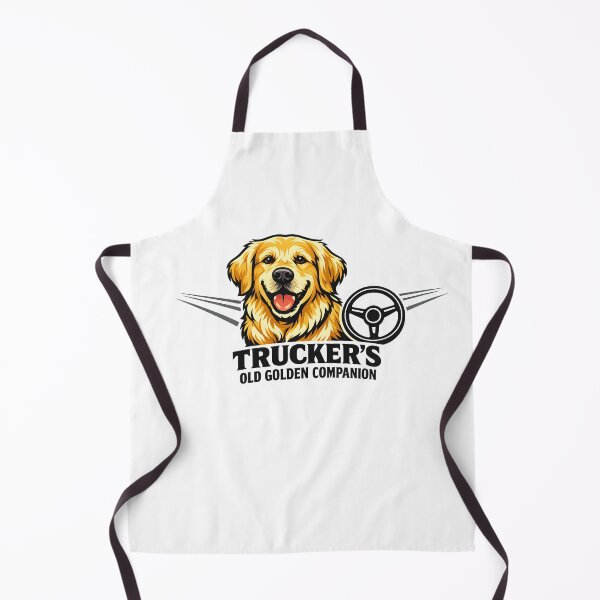 Item preview, Trucker's Old Golden Companion Golden Retriever Trucker Gift T-Shirt designed and sold by Sahil Randhawa.