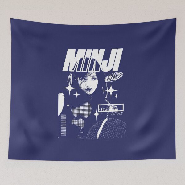 Item preview, Minji Fan Art Poster – Y2K Disco Ball Kpop Graphic Print EST 2023 designed and sold by gringoods.