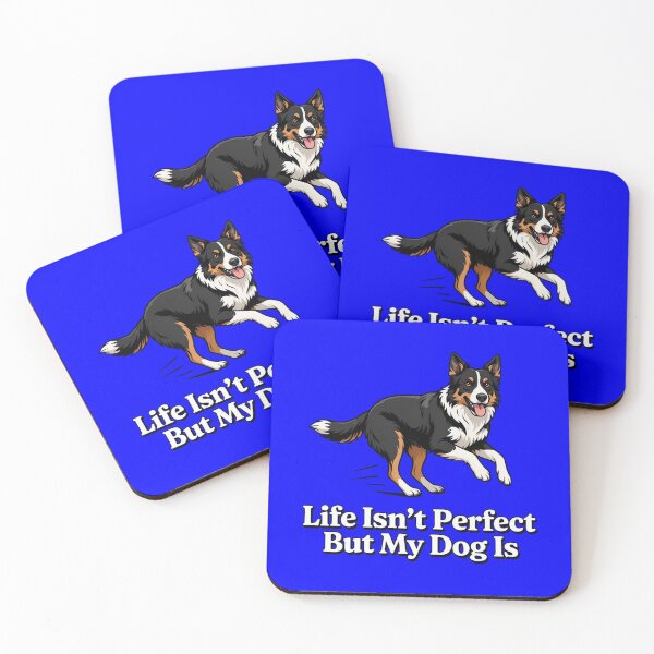 Item preview, Dog Owner Border Collie Art Design Life Isn't Perfect But My Dog Is designed and sold by fantasticdesign.