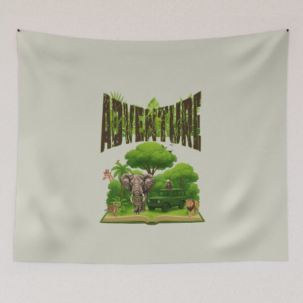 Item preview, Adventure Jungle Graphic Tee designed and sold by Aimetoi.
