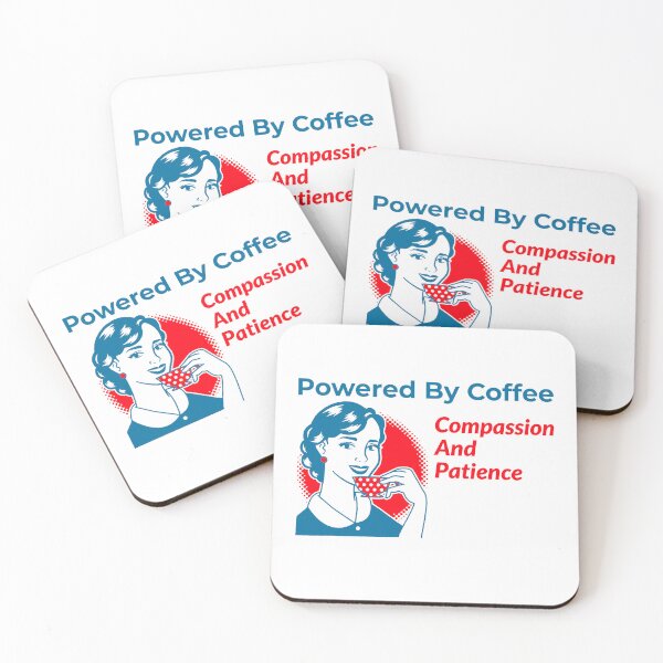 Item preview, Powered By Coffee, Compassion, And Patience designed and sold by DTTG-Co.