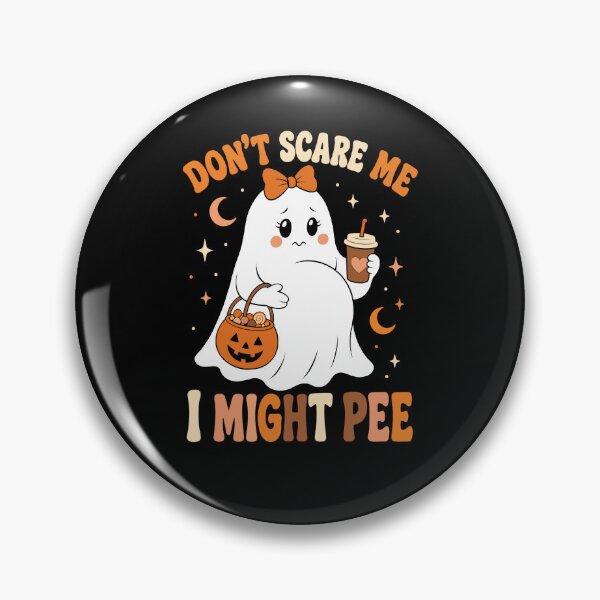 Item preview, Don’t Scare Me I Might Pee Pregnant Ghost designed and sold by FreshVibe Prints.