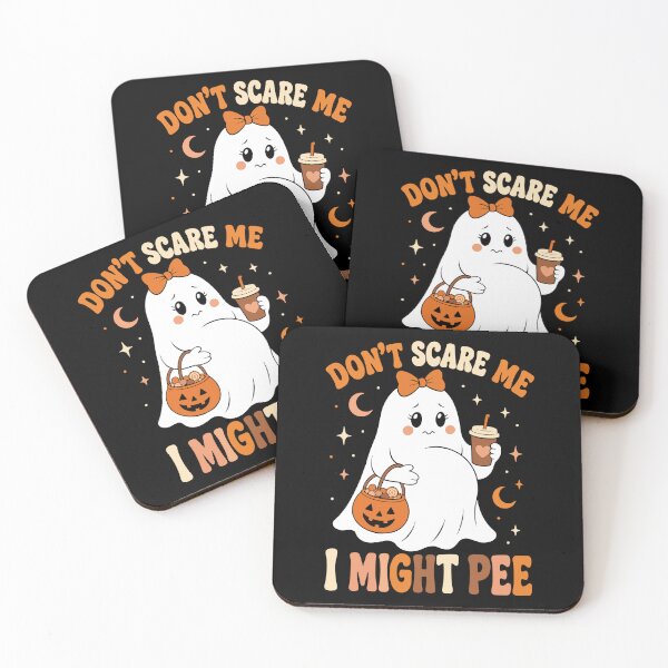 Item preview, Don’t Scare Me I Might Pee Pregnant Ghost designed and sold by FreshVibe Prints.