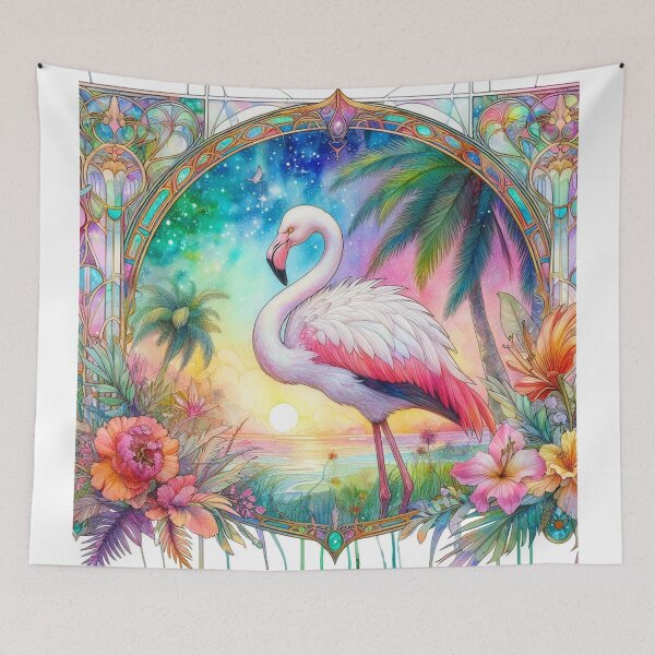 Item preview, The Radiant Solitude of the Flamingo designed and sold by EdicrisR.