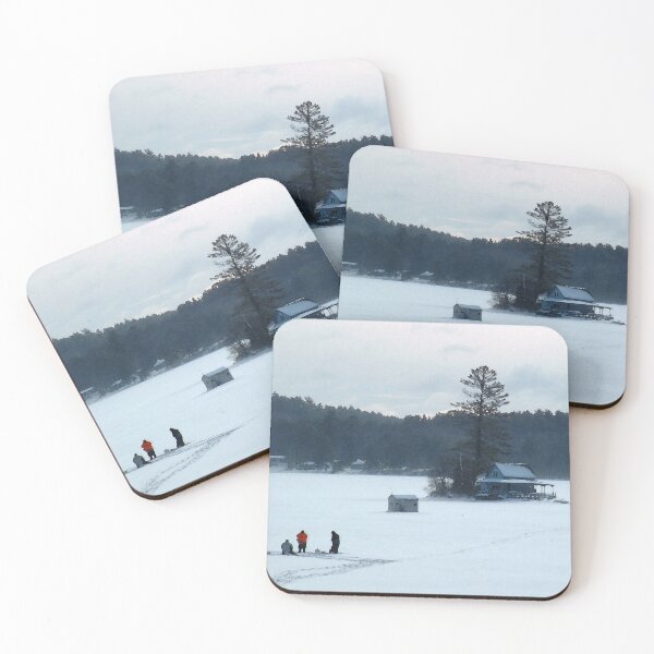 Item preview, Ice Fishing Hello Bill Island Newfound Lake designed and sold by Wayne King.