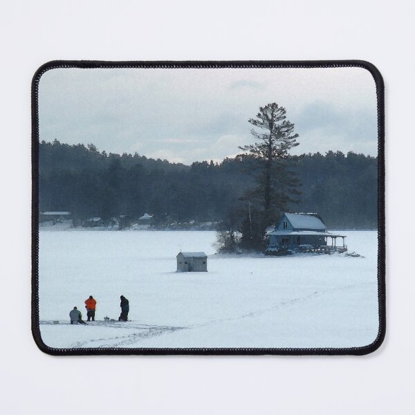 Item preview, Ice Fishing Hello Bill Island Newfound Lake designed and sold by Wayne King.
