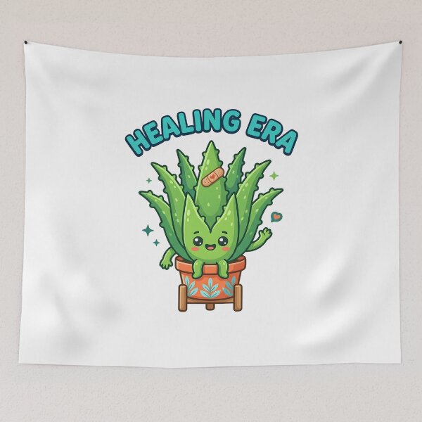 Item preview, Healing Era | Cute Aloe Vera Plant Positive Vibes Design designed and sold by Peace-of-mind.