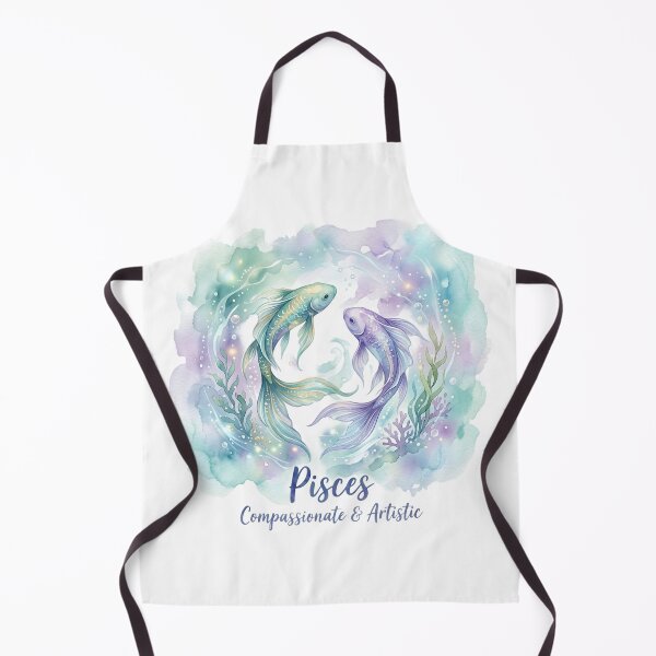 Item preview, Pisces Zodiac Watercolor Fish – Compassionate & Artistic | Daily Horoscope Astrology Gift designed and sold by Bhaskar Digital Art.