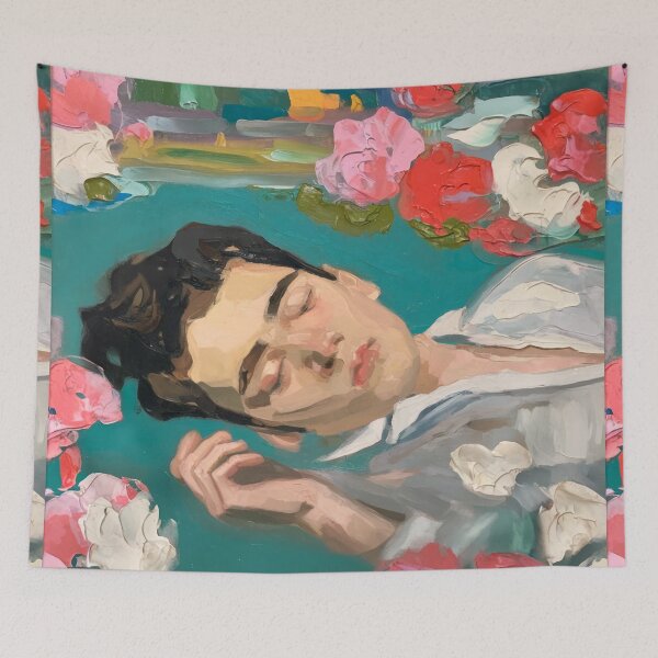 Item preview, Lyrical Drift: Impressionist Figure in Bloom designed and sold by CARRAANN.
