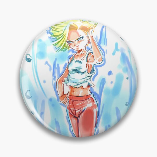 Item preview, Going Ultra instinct- Android 18 designed and sold by markclarkii.