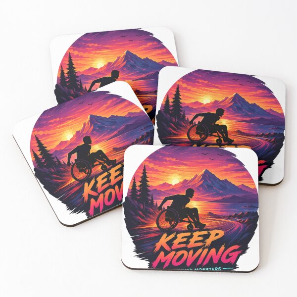 Item preview, keep moving mobility monsters designed and sold by mobilitymonster.