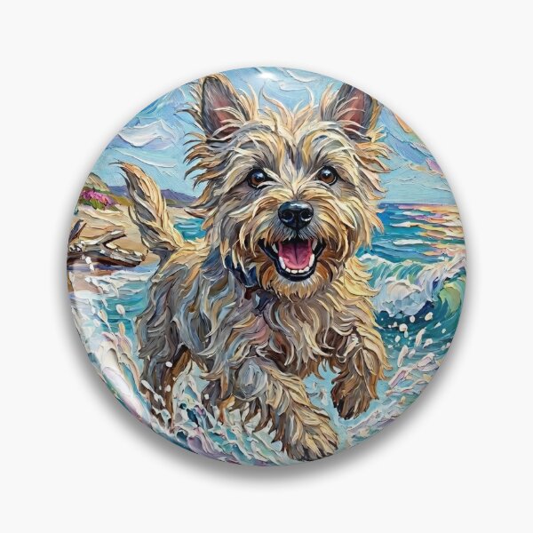 Item preview, Beach Days - Cairn Terrier designed and sold by AjaTrier.