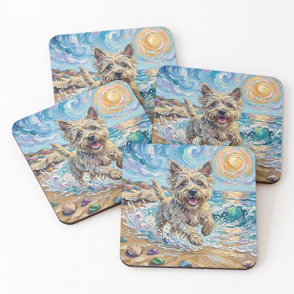 Item preview, Beach Days - Cairn Terrier designed and sold by AjaTrier.