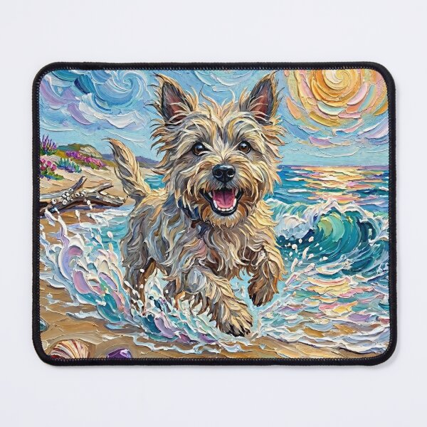 Item preview, Beach Days - Cairn Terrier designed and sold by AjaTrier.