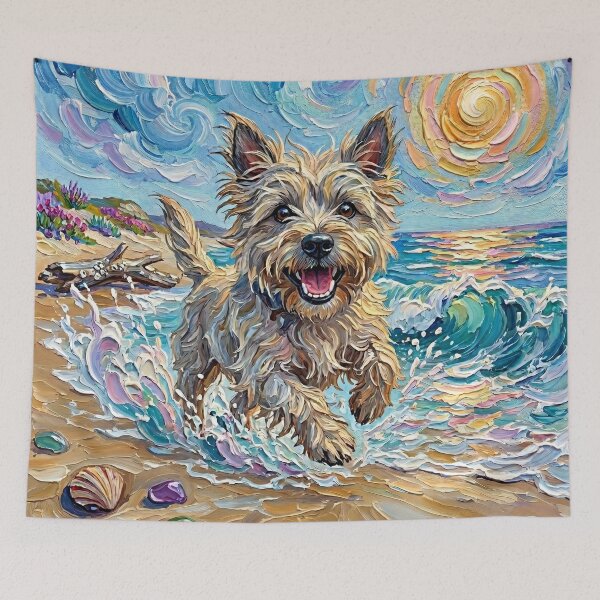 Item preview, Beach Days - Cairn Terrier designed and sold by AjaTrier.