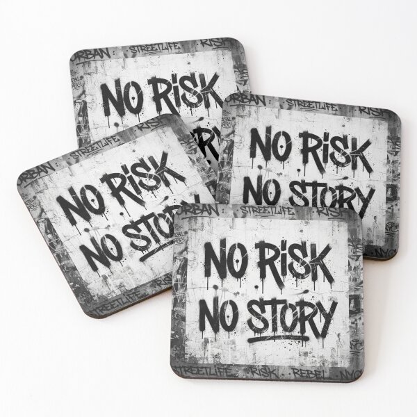 Item preview, No Risk No Story – Urban Graffiti Art designed and sold by Dogandesighn.