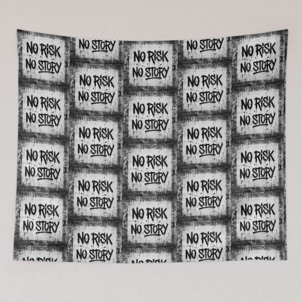 Item preview, No Risk No Story – Urban Graffiti Art designed and sold by Dogandesighn.