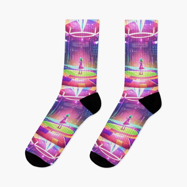 Item preview, Illustration - Video Game Character, Futuristic Neon Vibe designed and sold by Reverso-Design.