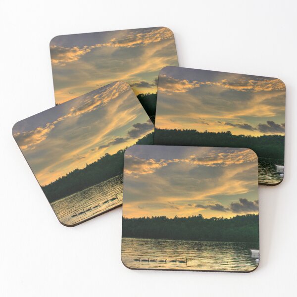 Item preview, Geese with Boats, Newfound Lake Hebron, NH designed and sold by Wayne King.