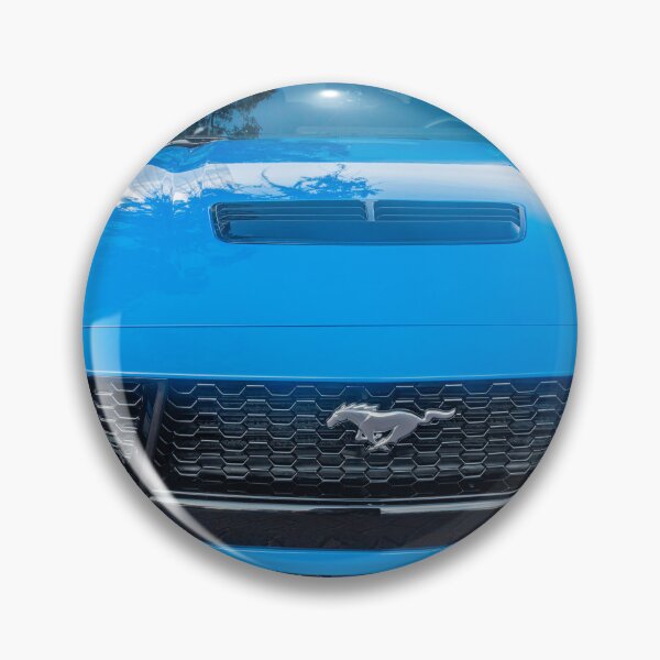 Item preview, 2025 Grabber Blue Ford Mustang GT 5.0 Premium Sports Car Art designed and sold by RichFrancoCars.