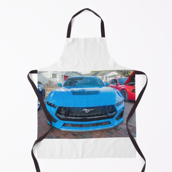 Item preview, 2025 Grabber Blue Ford Mustang GT 5.0 Premium Sports Car Art designed and sold by RichFrancoCars.