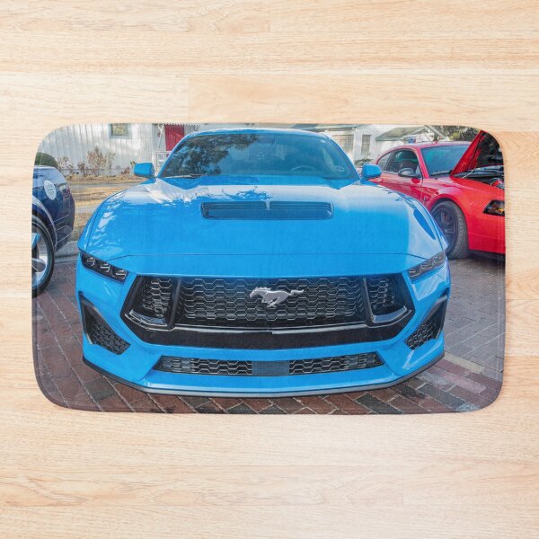Item preview, 2025 Grabber Blue Ford Mustang GT 5.0 Premium Sports Car Art designed and sold by RichFrancoCars.