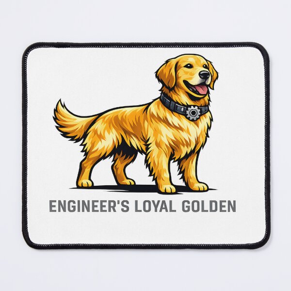 Item preview, Engineer's Loyal Golden Retriever Engineer Gift T-Shirt designed and sold by Sahil Randhawa.