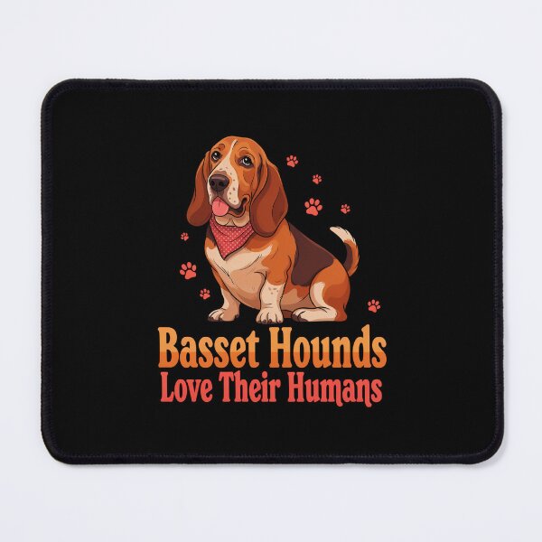 Item preview, Basset Hound Dog Owner Basset Hounds Love Their Humans Owner Pet Dog Art Design designed and sold by fantasticdesign.