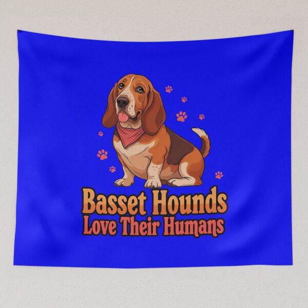 Item preview, Basset Hound Dog Owner Basset Hounds Love Their Humans Owner Pet Dog  Art Design designed and sold by fantasticdesign.