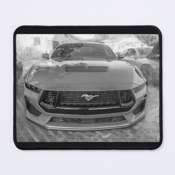 Item preview, 2025 Grabber Blue Ford Mustang GT 5.0 Premium Sports Car Art designed and sold by RichFrancoCars.