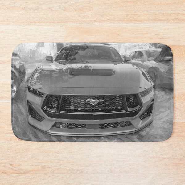 Item preview, 2025 Grabber Blue Ford Mustang GT 5.0 Premium Sports Car Art designed and sold by RichFrancoCars.
