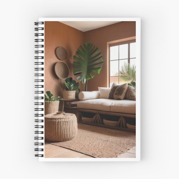 Item preview, Interior - Afro-Bohemian Ambiance, Terracotta Escape and Lush Plants designed and sold by Reverso-Design.