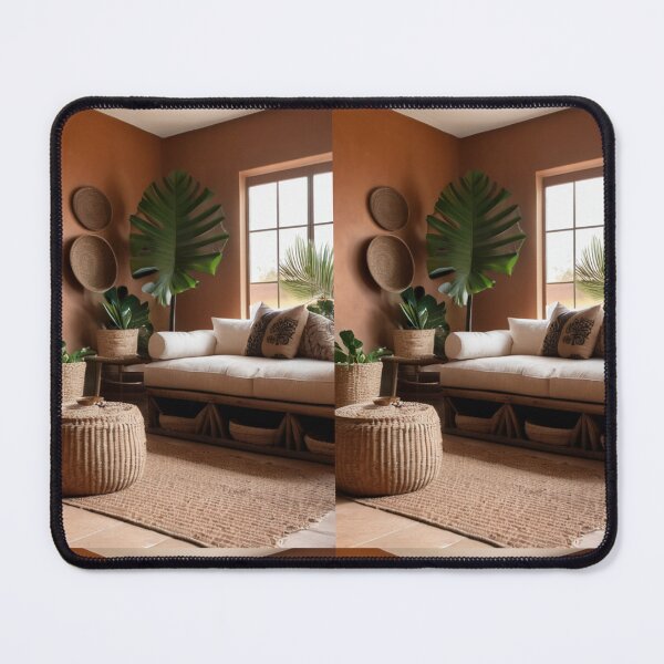 Item preview, Interior - Afro-Bohemian Ambiance, Terracotta Escape and Lush Plants designed and sold by Reverso-Design.